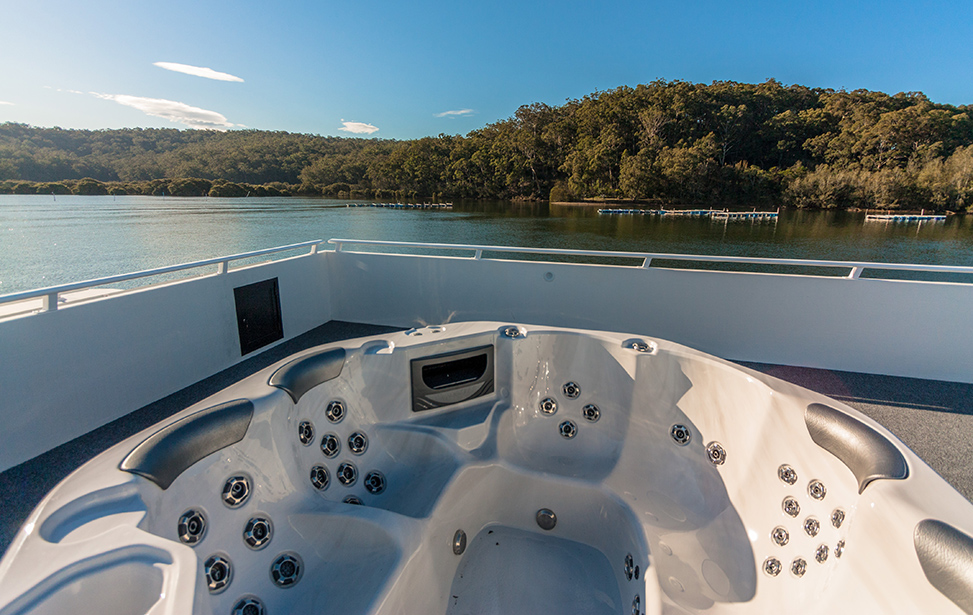 Eight person spa